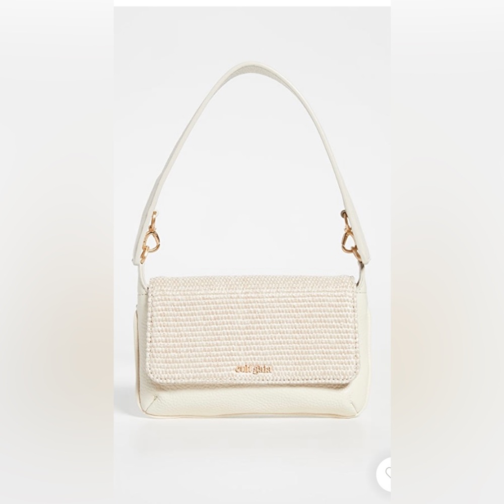 Cult Gaia White Damara Bag NWT